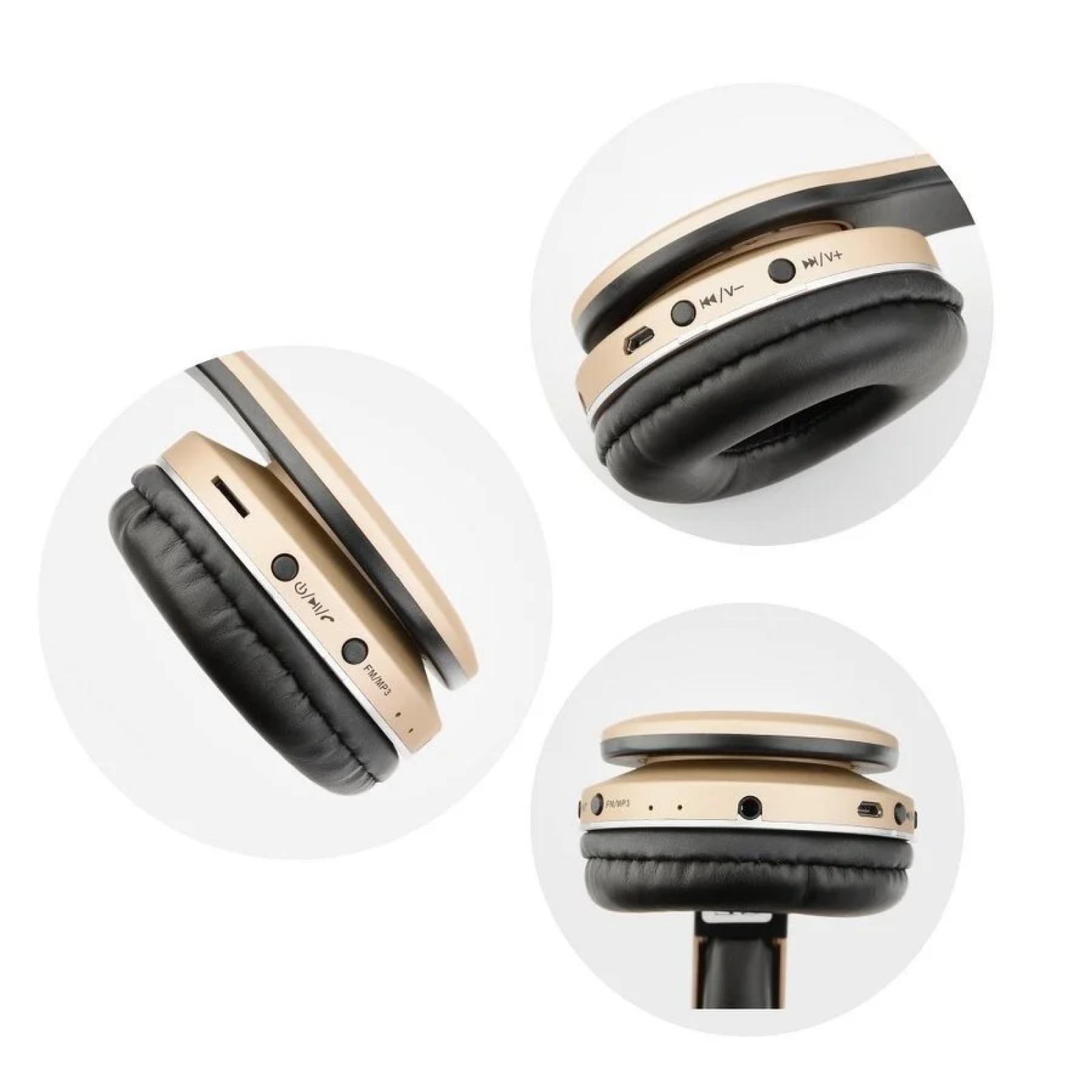 Bluetooth слушалка stereo earphones MS-K5 златисти