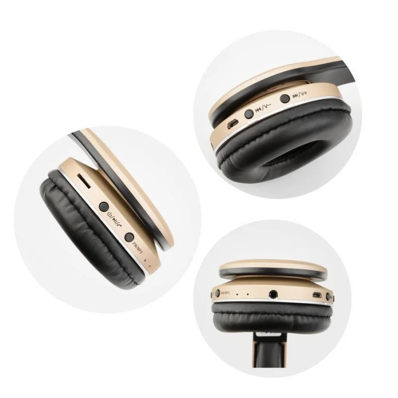 Bluetooth слушалка stereo earphones MS-K5 златисти