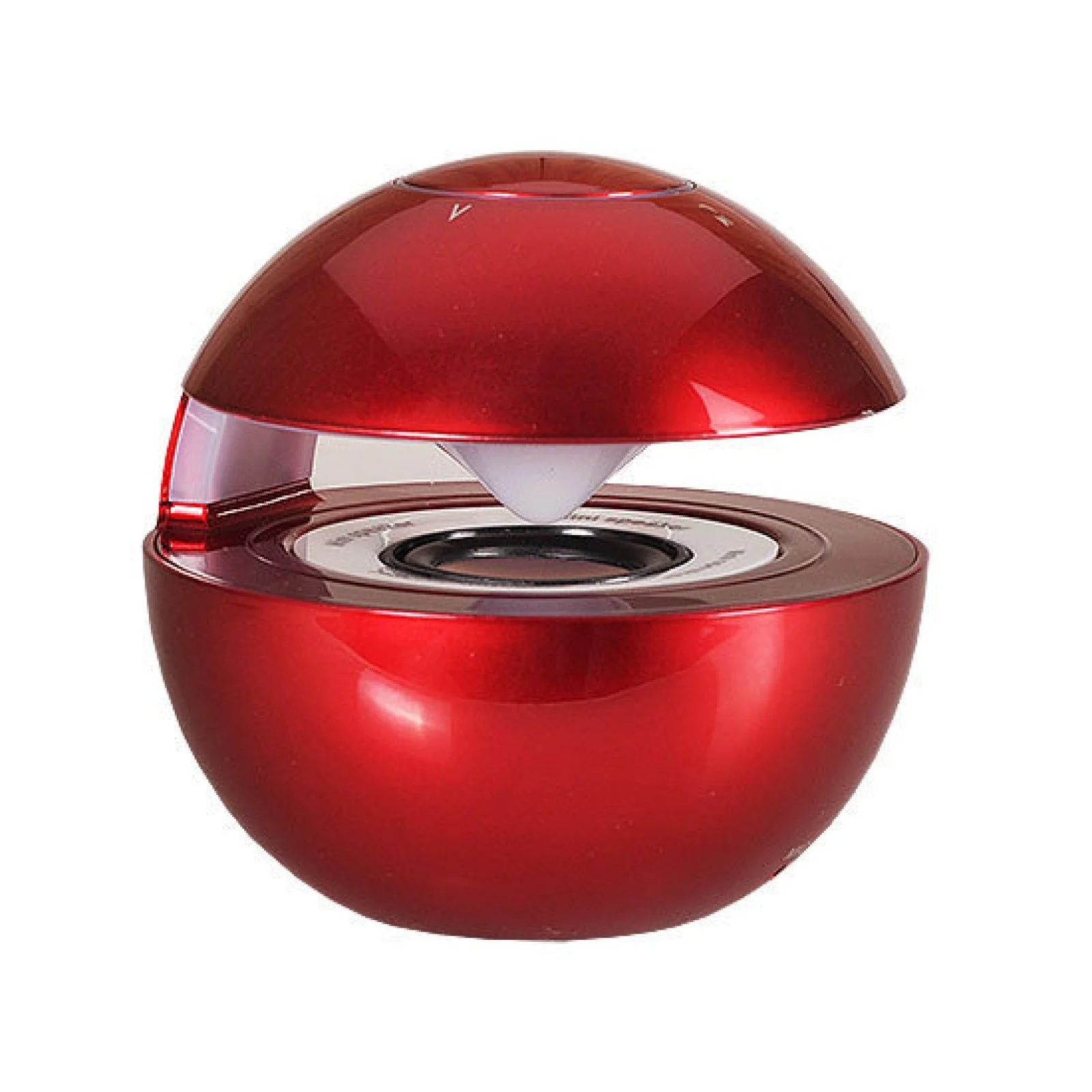 Bluetooth колона - LED BALL червена