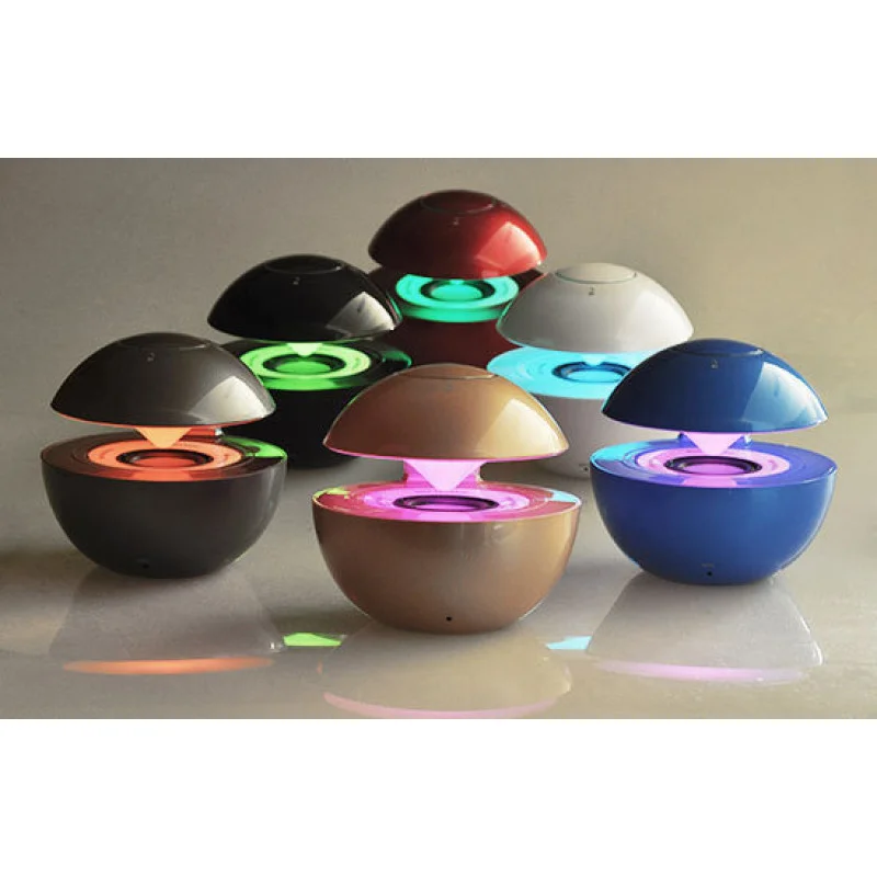 Bluetooth колона - LED BALL червена