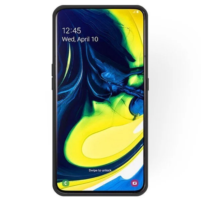 Гръб I-Jelly Metal Case за Samsung Galaxy A80 Черен