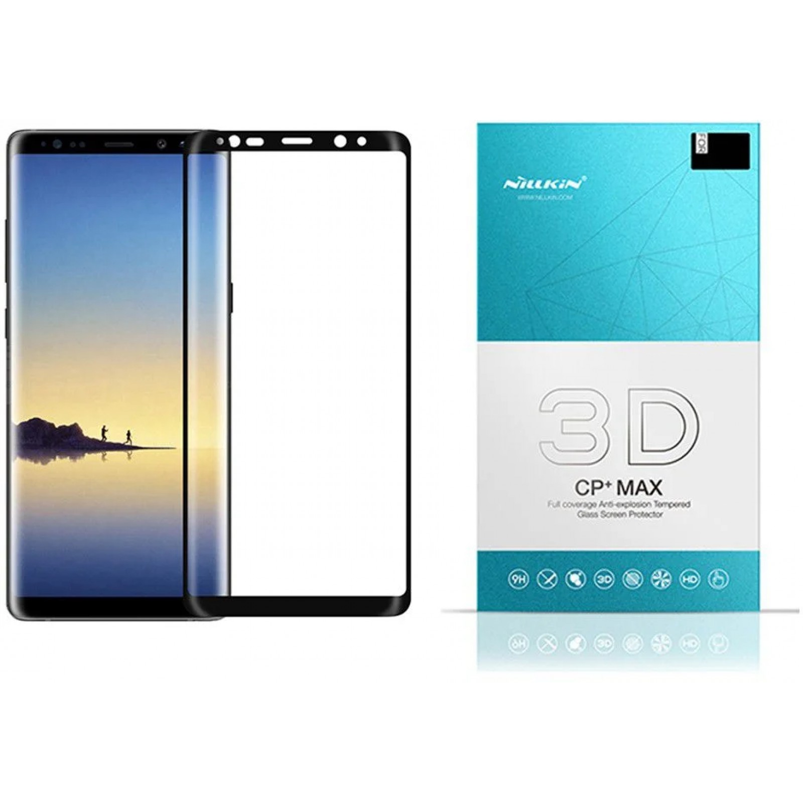 Стъклен протектор Nillkin за Samsung Galaxy Note 8  Прозрачен