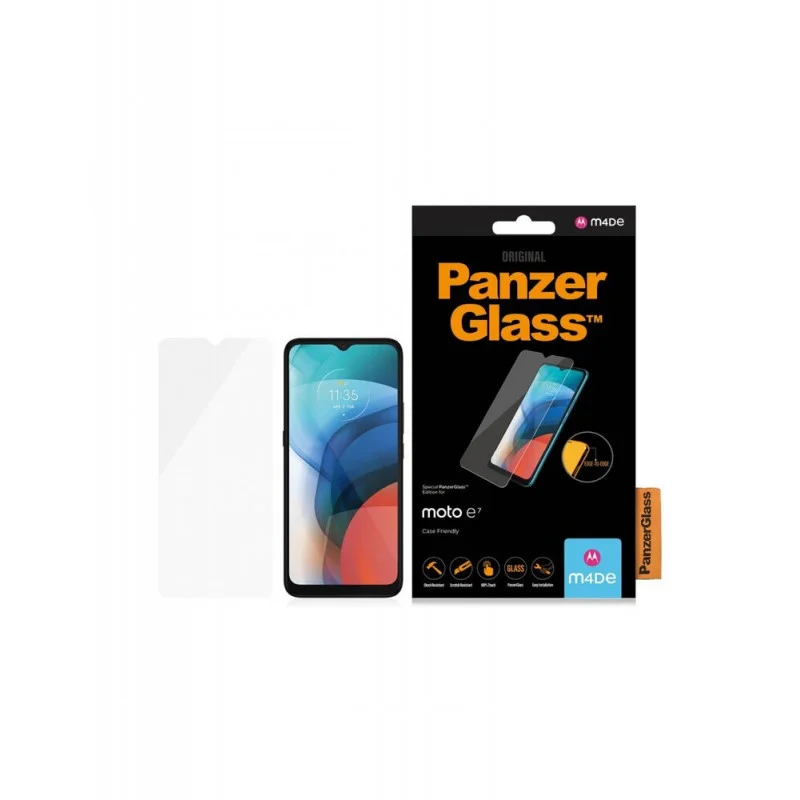 Стъклен протектор PanzerGlass за Motorola E7 Case ...