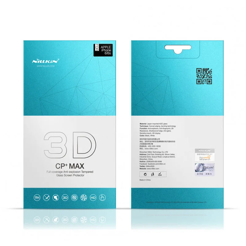 Стъклен протектор Nillkin за Samsung Galaxy S8 Plus 3D CP+ Max Черен Стъклен протектор Nillkin за Samsung Galaxy S8 Plus 3D CP+ Max Черен