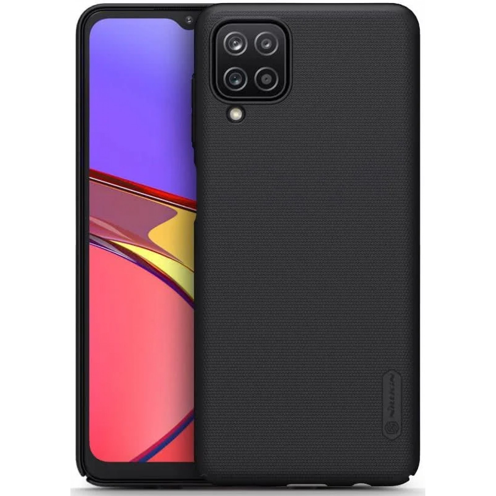 Гръб Nillkin Super frosted shiled hard за Samsung Galaxy A12 - Черен