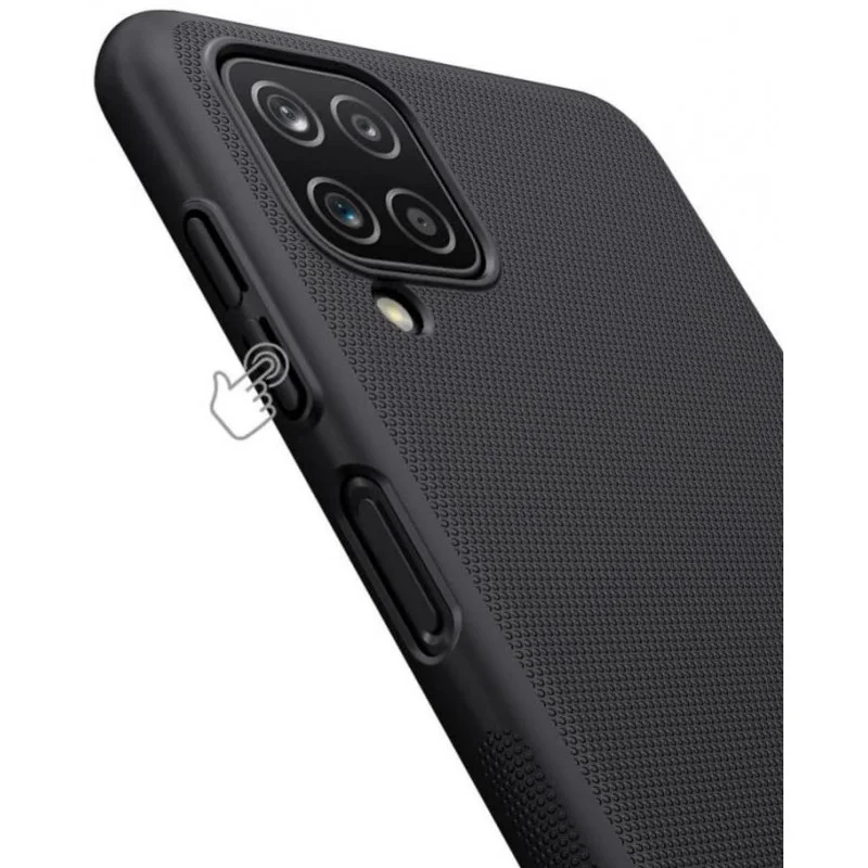 Гръб Nillkin Super frosted shiled hard за Samsung Galaxy A12 - Черен