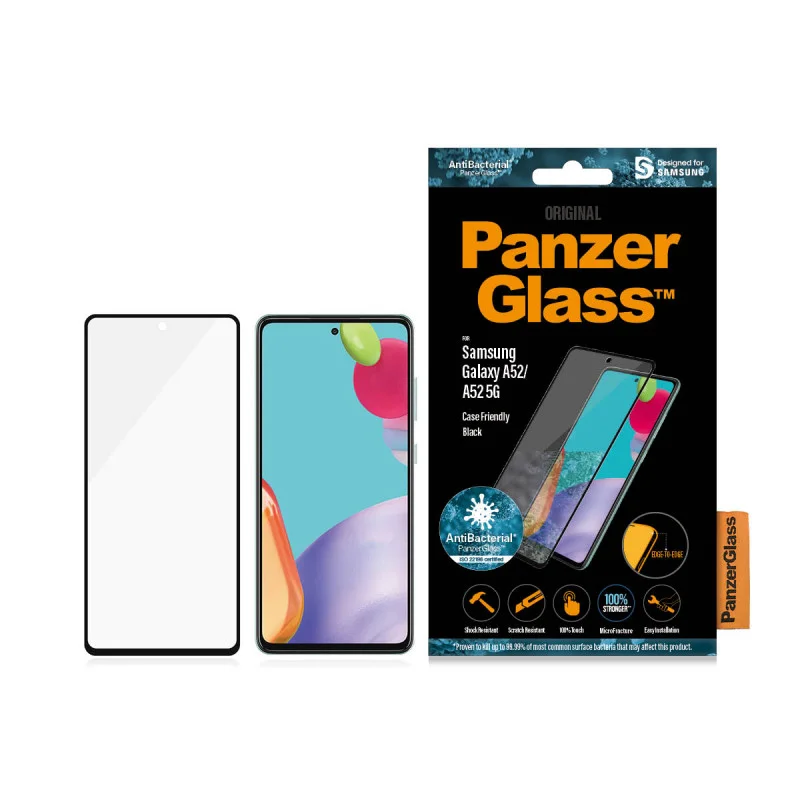 Стъклен протектор PanzerGlass за Samsung A52  Case...