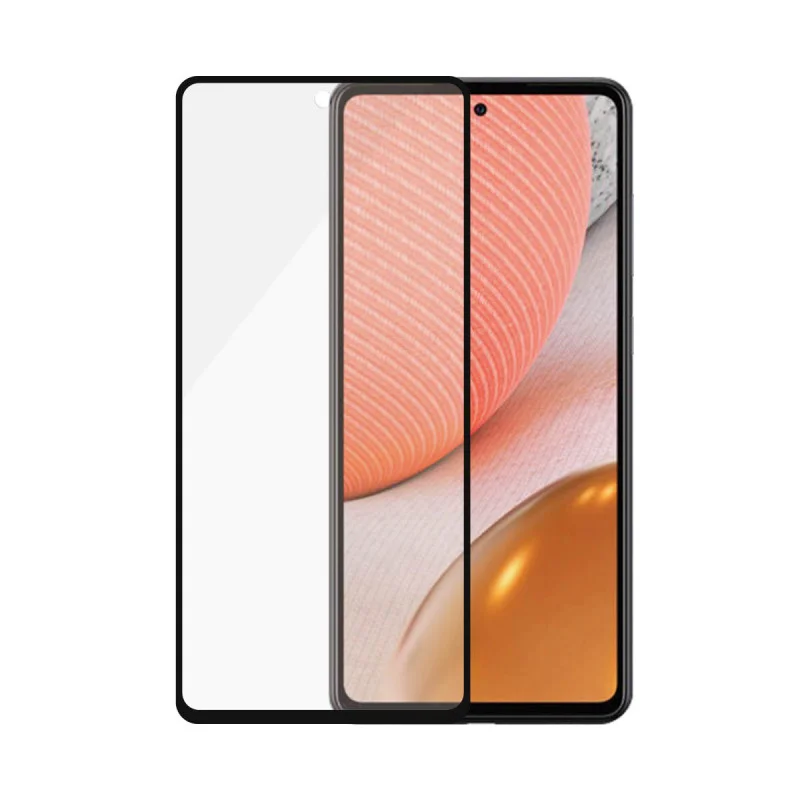 Стъклен протектор PanzerGlass за Samsung A72  Case Friendly - Черен