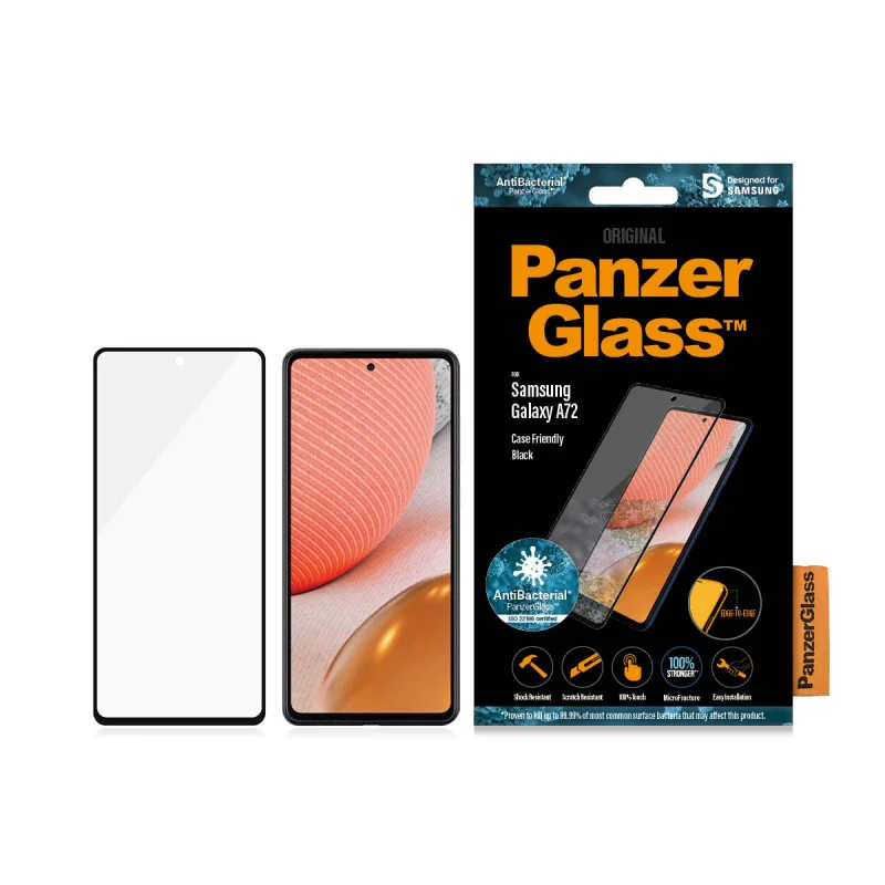 Стъклен протектор PanzerGlass за Samsung A72  Case...