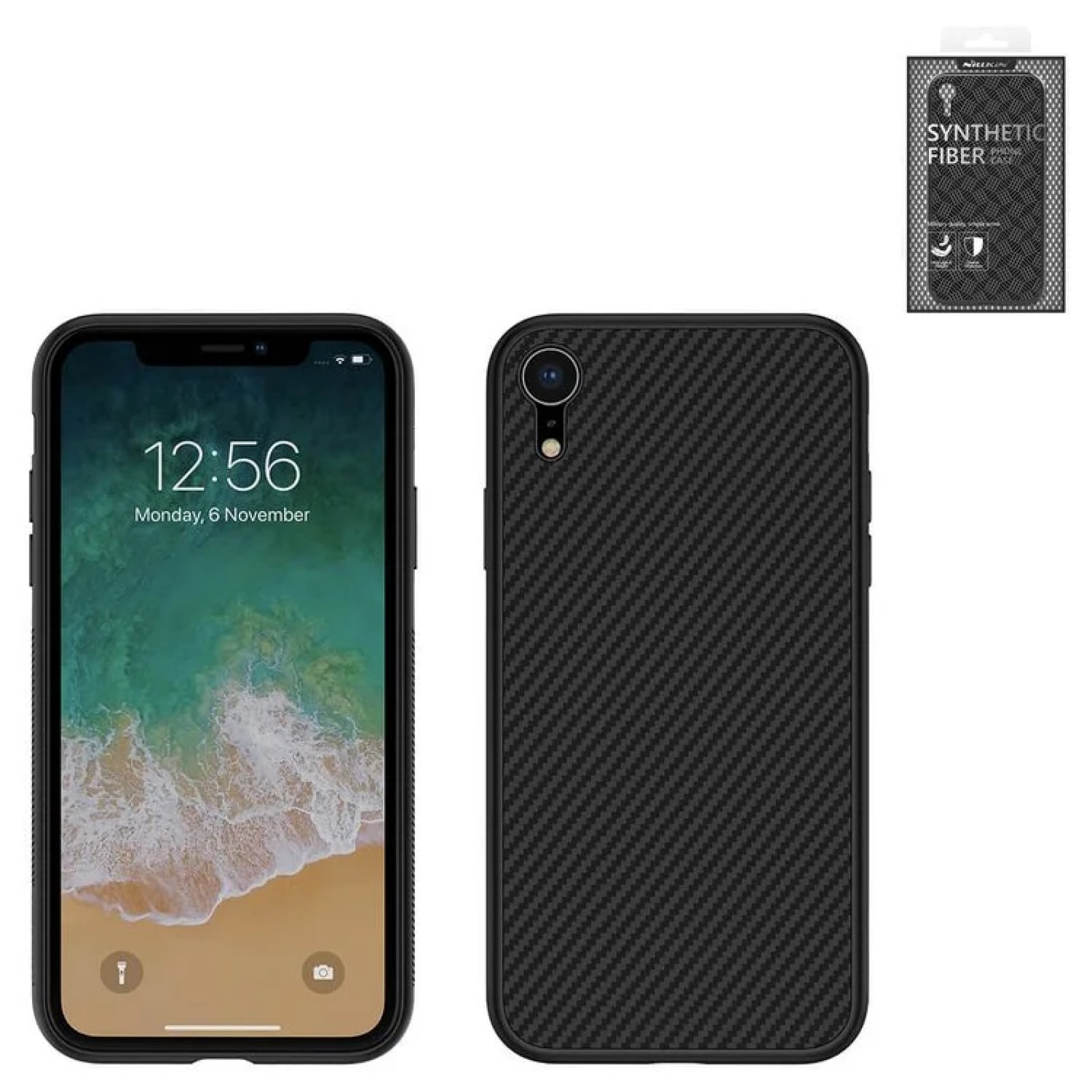 Гръб Nillkin Super frosted shiled hard за Apple iphone XR - Черен
