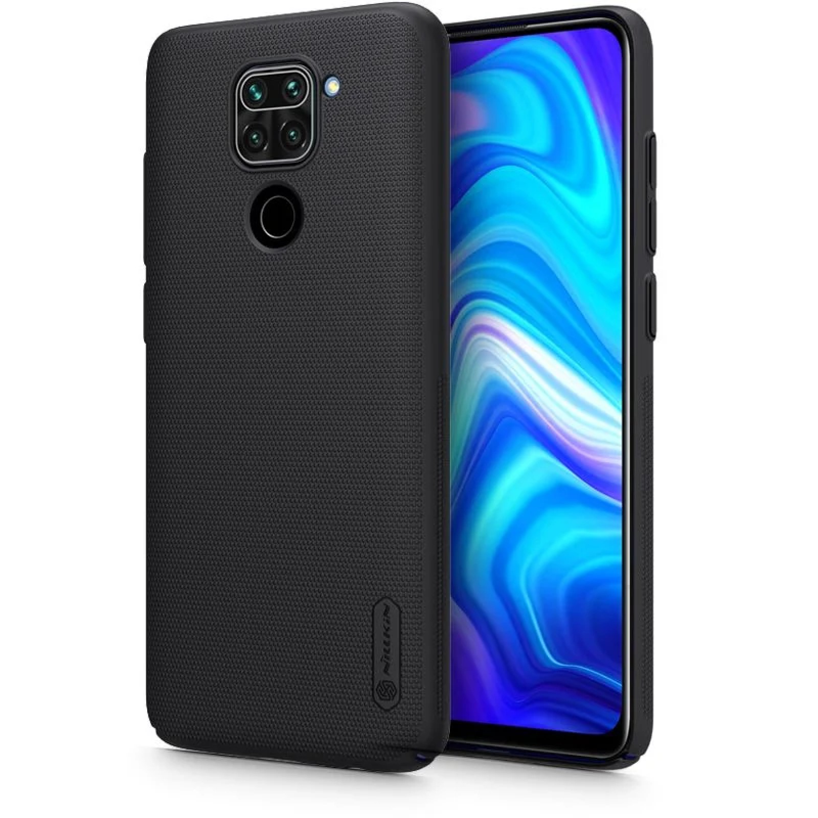 Гръб Nillkin Super frosted shiled hard за Xiaomi Redmi Note 9 - Черен