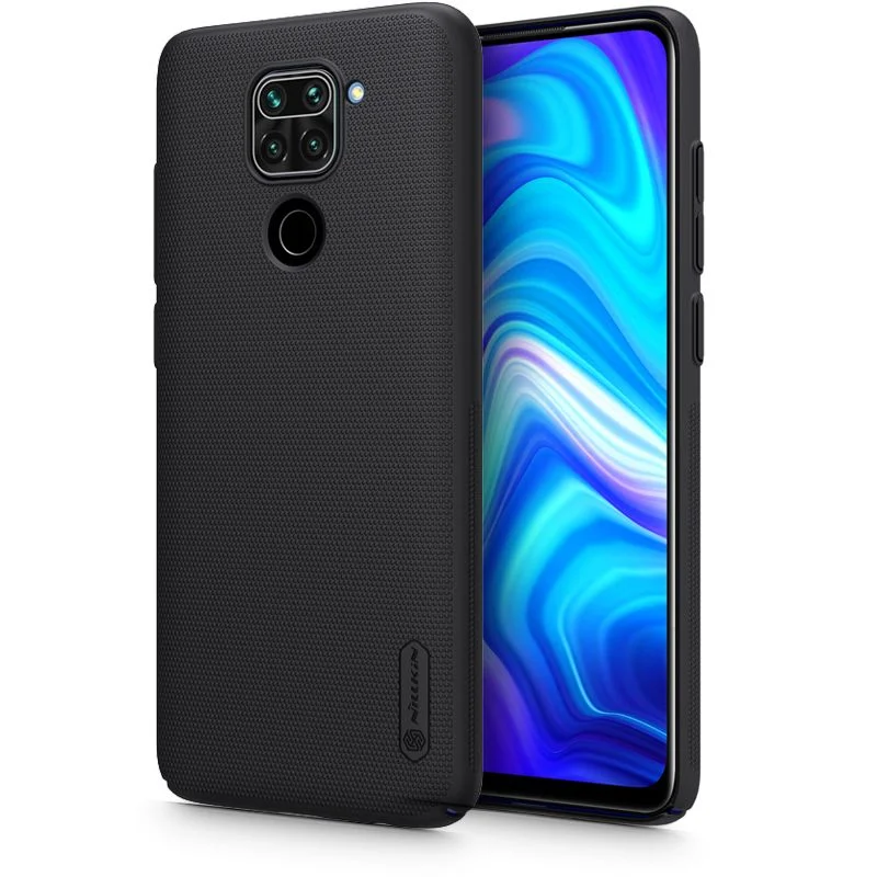 Гръб Nillkin Super frosted shiled hard за Xiaomi Redmi Note 9 - Черен Гръб Nillkin Super frosted shiled hard за Xiaomi Redmi Note 9 - Черен