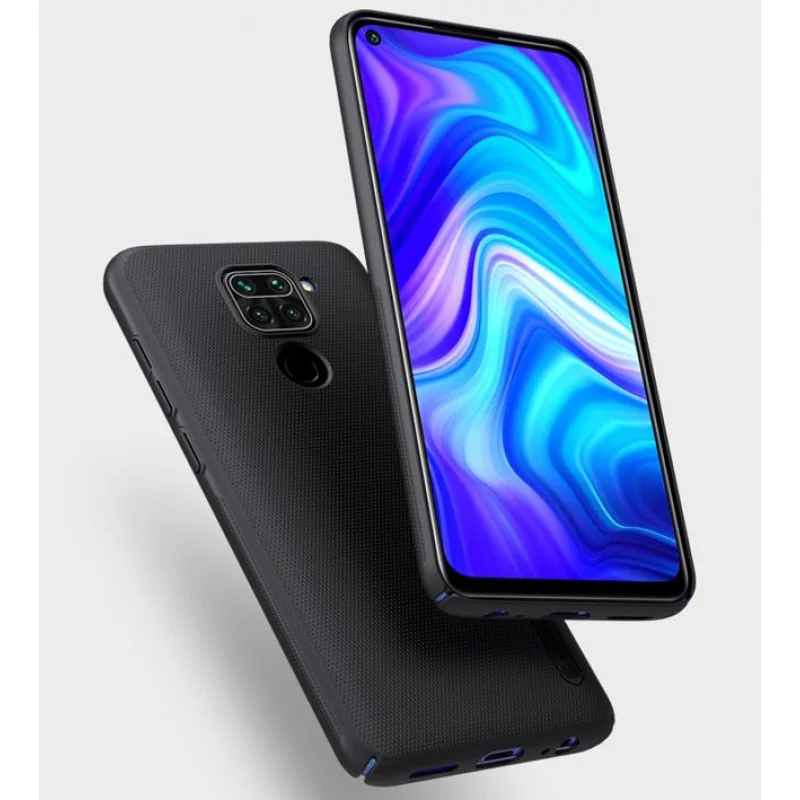 Гръб Nillkin Super frosted shiled hard за Xiaomi Redmi Note 9 - Черен