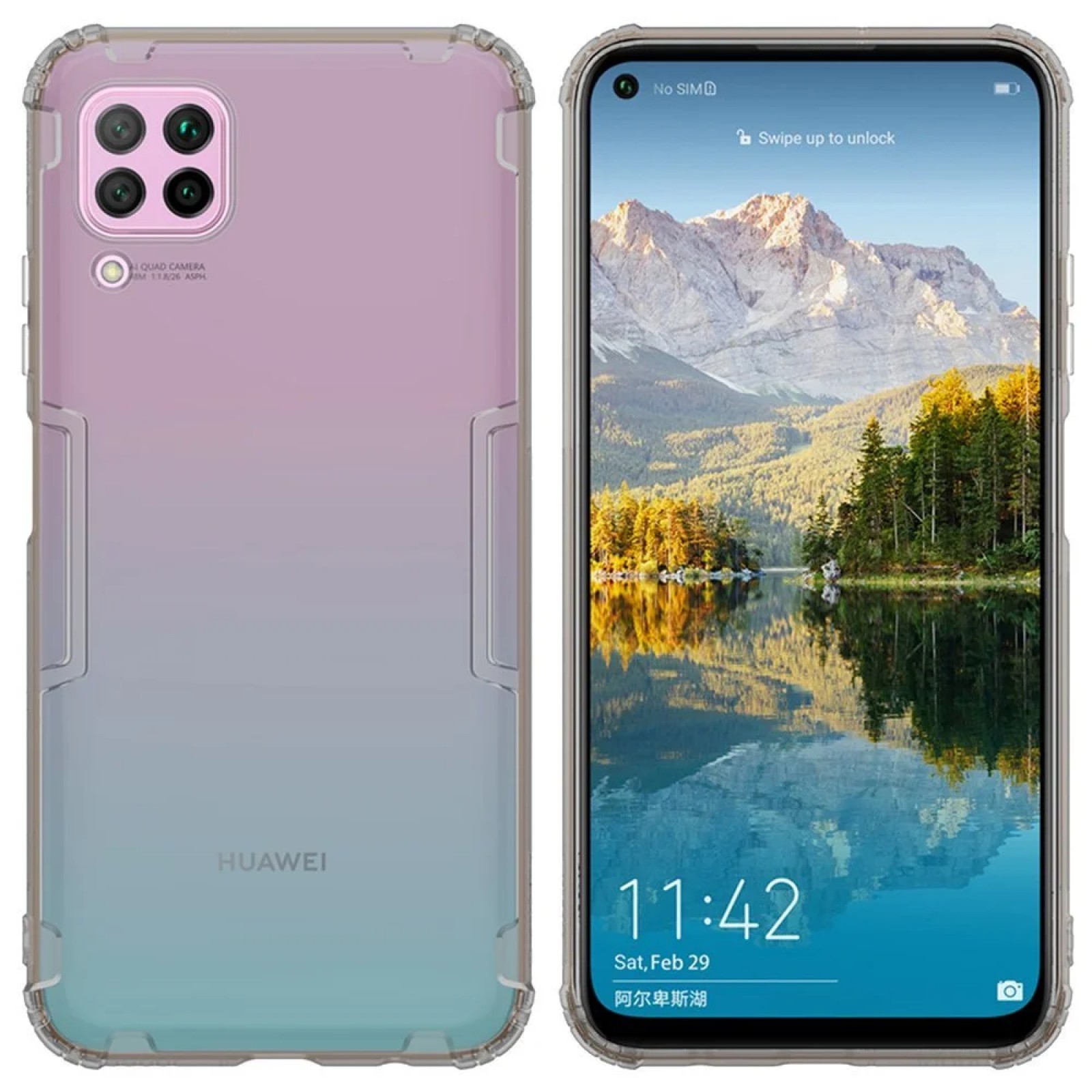 Гръб Nillkin Nature за Huawei/ Honor P40 Lite  Сив